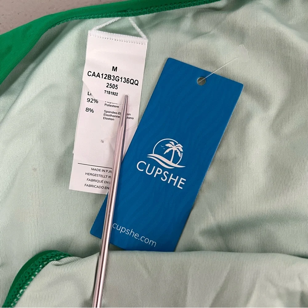 Cupshe Lime Green Bikini Bottoms NWT Size Medium